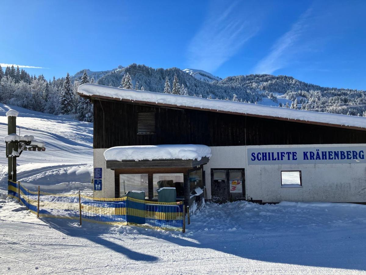Ferienwohnung Bergblick Am Rande Der Wildnis Sibratsgfäll Buitenkant foto