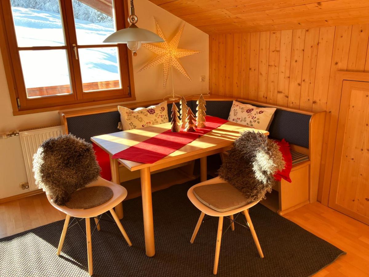 Ferienwohnung Bergblick Am Rande Der Wildnis Sibratsgfäll Buitenkant foto