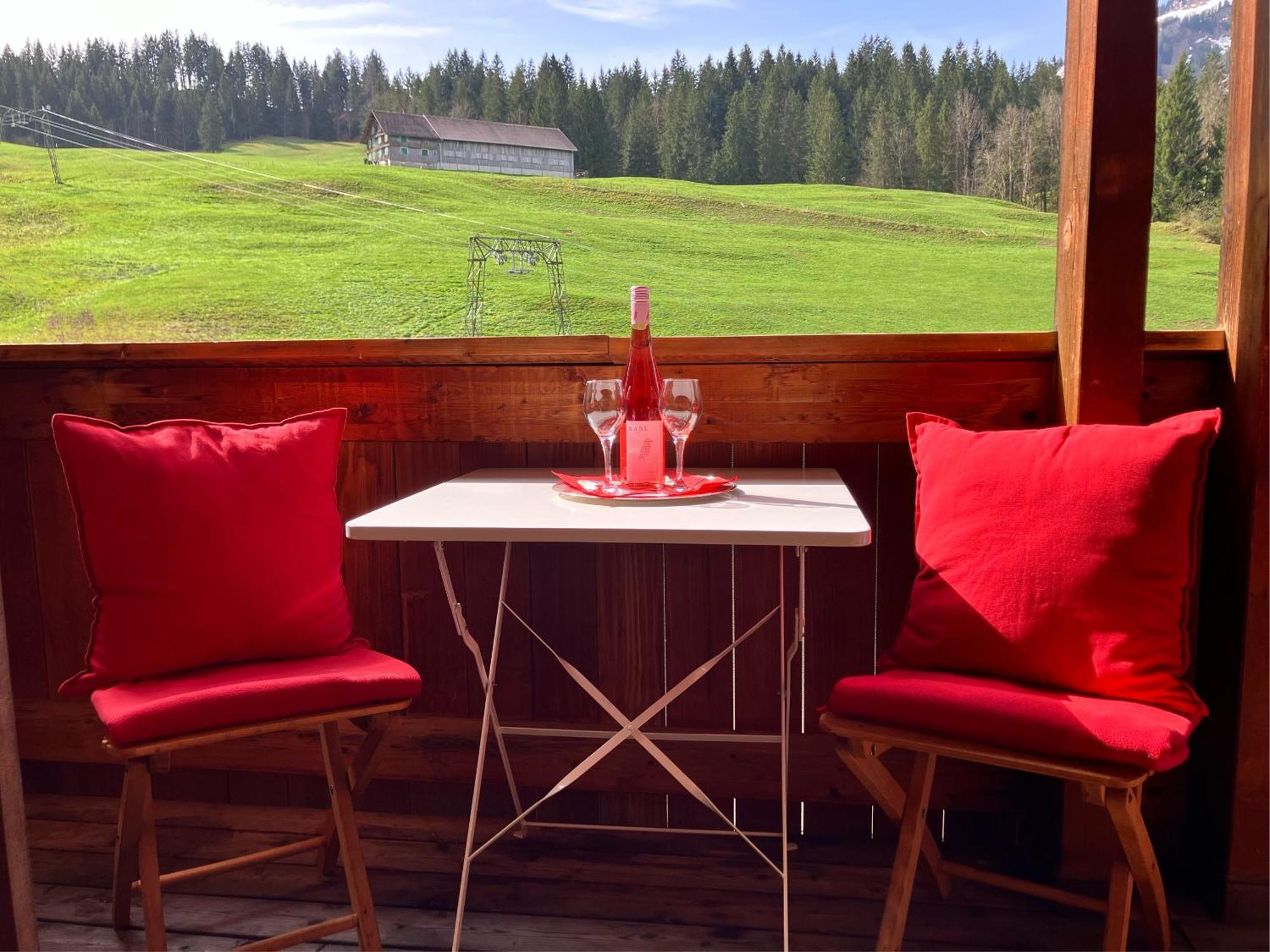 Ferienwohnung Bergblick Am Rande Der Wildnis Sibratsgfäll Buitenkant foto